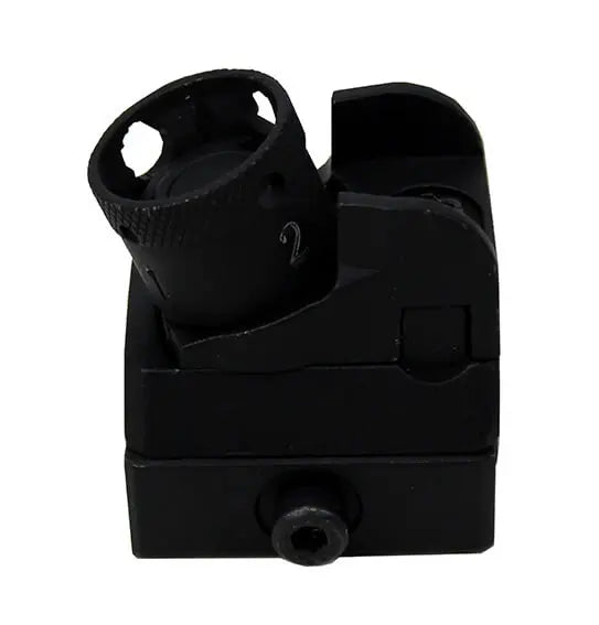 Aftagelig sort bag sigte til M4 HK416 riffel