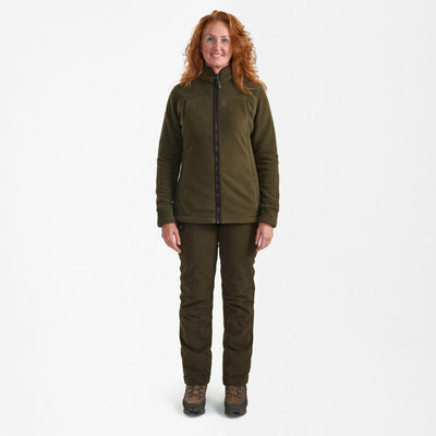 Deerhunter Lady EAGLE fleecejakke, Tarmac Green