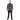Trespass Veryan Herre fleece, Dark Grey Marl Trespass