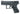 Umarex Glock 42 GBB airsoft pistol i sort farve