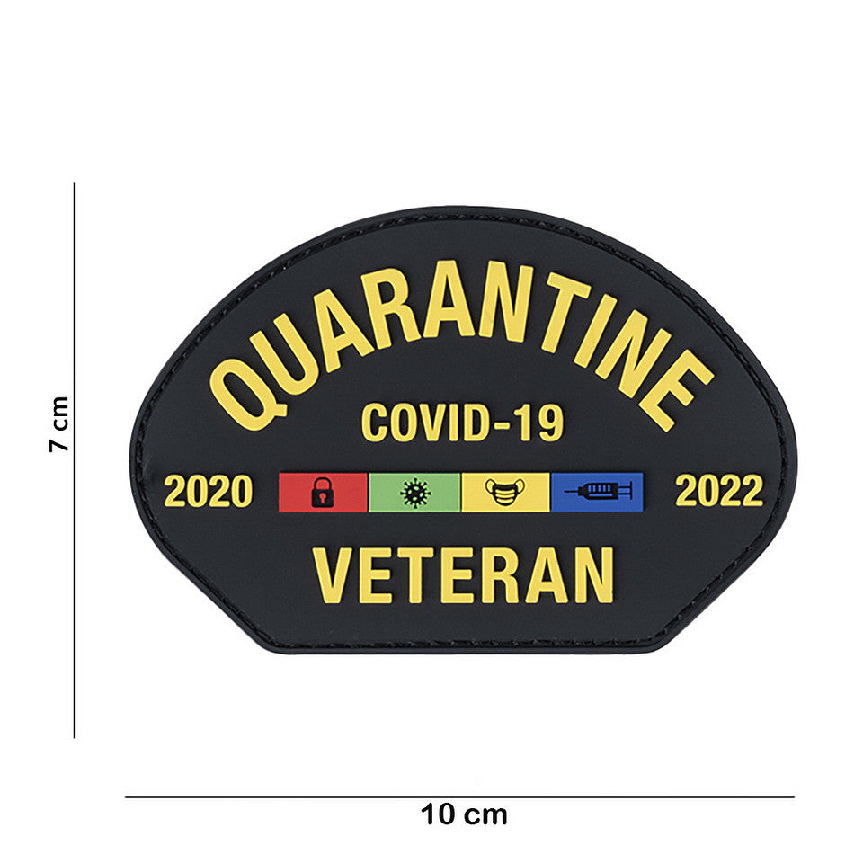 Patch PVC, Quarantine Veteran Covid-19 101 Inc