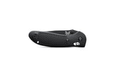 Benchmade 551SBK-S30V Griptilian foldekniv med sort CPM-S30V drop-point blad og sort Grivory-skæfte