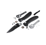 Benchmade 551SBK-S30V Griptilian foldekniv med sort CPM-S30V drop-point blad og sort Grivory-skæfte