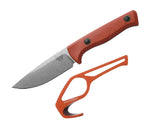 Benchmade 15650-01-COMBO SlipRidge Fixed Combo med MagnaCut-jagtkniv i orange G10, orange gut hook og OD Green skede