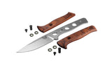 Benchmade 15650 SlipRidge Fixed jagtkniv med MagnaCut Drop point-blad og skæfte i stabiliseret træ