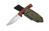 Benchmade 15650 SlipRidge Fixed jagtkniv med MagnaCut Drop point-blad og skæfte i stabiliseret træ