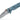 Benchmade 18065S Mini Adira foldekniv med delvist savtakket MagnaCut drop point-blad, Depth Blue Grivory-skæfte og orange lanyard