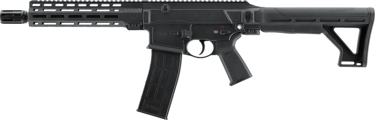 Umarex T4E TC 68 karabin kaliber .68 set fra siden