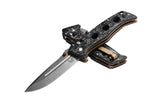 Benchmade 275-05 Adamas foldekniv med drop point-blad i CPM MagnaCut og skæfte i marmoreret carbonfiber