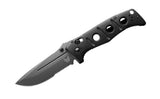 Benchmade 275SGY-03 Adamas foldekniv med delvist savtakket Tungsten Gray Cerakote-blad og sort G10-skæfte