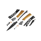 Benchmade 315BK-01 Successor slip-joint-lommekniv med M390 drop point-blad i satin og skæfte i Burnt Brass aluminium med Ash Gray-bolstere