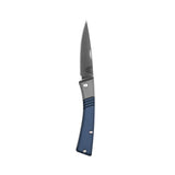 Benchmade 315 Successor slip-joint-lommekniv med M390 drop point-blad i satin og skæfte i Crater Blue aluminium med Ash Gray-bolstere
