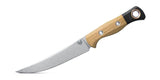 Benchmade 4050-02 Meatcrafter udbeningskniv med CPM-154 trailing point-blad i Stonewash Polish og skæfte i Maple Valley Richlite