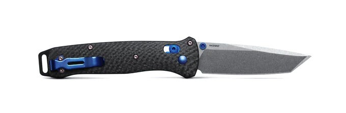 Benchmade 537-09 Bailout foldekniv med satin M390 tanto-blad og skæfte i Carbon Fiber