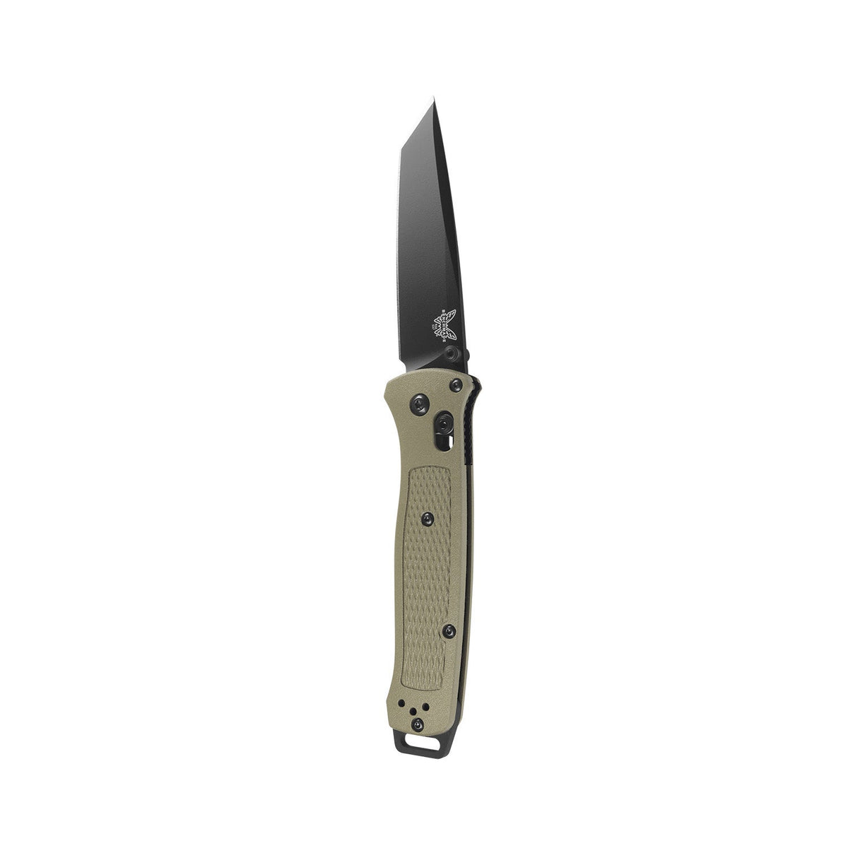 Benchmade 537BK-06 Bailout foldekniv med Cerakote-belagt CPM-S30V tanto-blad og skæfte i Ranger Green Grivory