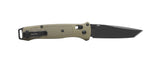 Benchmade 537BK-06 Bailout foldekniv med Cerakote-belagt CPM-S30V tanto-blad og skæfte i Ranger Green Grivory