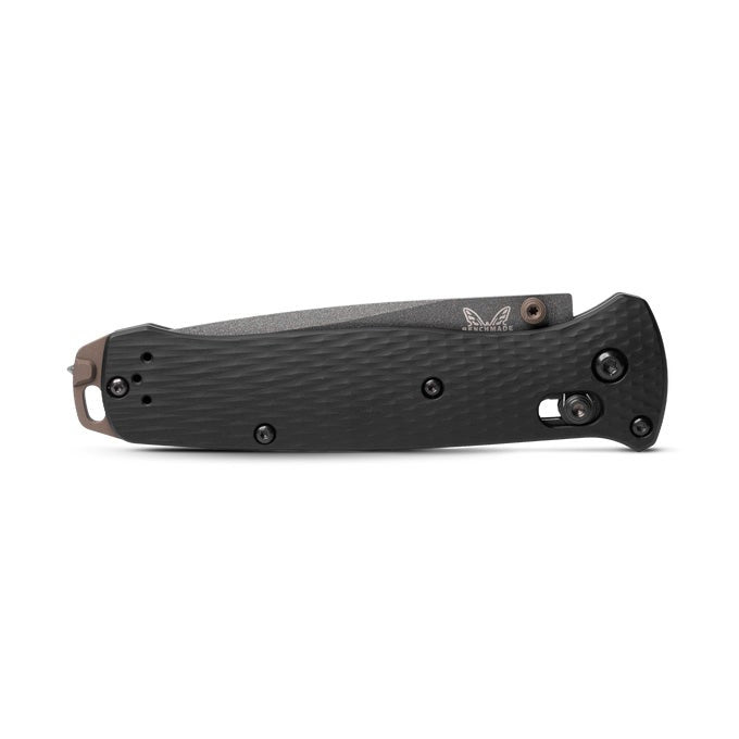 Benchmade 537GY-03 Bailout foldekniv med CPM-M4 tanto-blad i Tungsten Gray Cerakote og sort aluminiumsskæfte