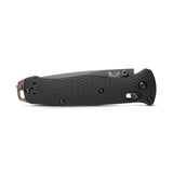 Benchmade 537GY-03 Bailout foldekniv med CPM-M4 tanto-blad i Tungsten Gray Cerakote og sort aluminiumsskæfte