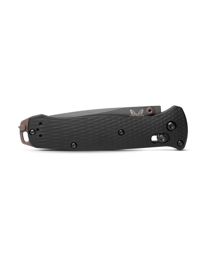 Benchmade 537SGY-03 Bailout foldekniv med grå Cerakote CPM-M4 tanto-blad og sort skæfte i anodiseret aluminium