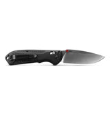 Benchmade 560 Freek foldekniv med CPM-S90V drop-point blad, skæfte i kulfiber og røde detaljer
