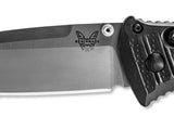 Benchmade 570-1 Presidio II foldekniv med satinfinish CPM-S30V drop-point blad og sort CF-Elite-skæfte