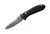Benchmade 575-1 Presidio II kompakt foldekniv med satinfinish CPM-S30V drop-point blad og sort CF-Elite-skæfte