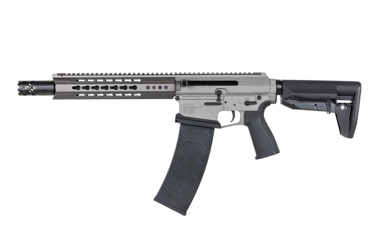 Double Bell Genesis Arms Gen-12 Kestrel ETU AEG Shotgun, Grå