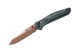 Benchmade 940FE-2601 Osborne foldekniv i Taiga Green med CPM-S90V reverse tanto-blad og skæfte i anodiseret aluminium