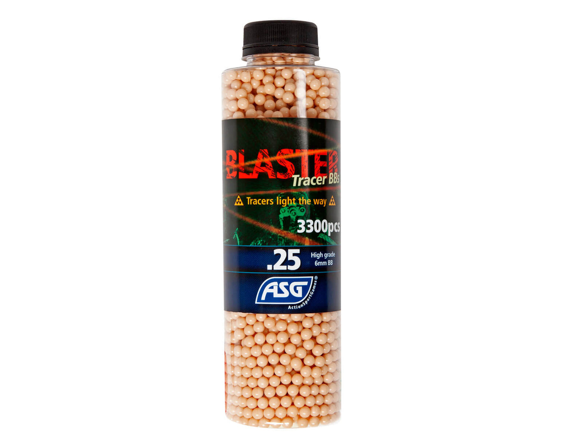 0,25g Tracer Kugler, Blaster, 3300 Stk, Rød