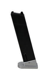 Airsoft magasin, manuel, M92FS, sølv 12 skuds