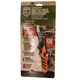 Allen Gamekeeper Switch-Back Foldekniv Sort/Orange