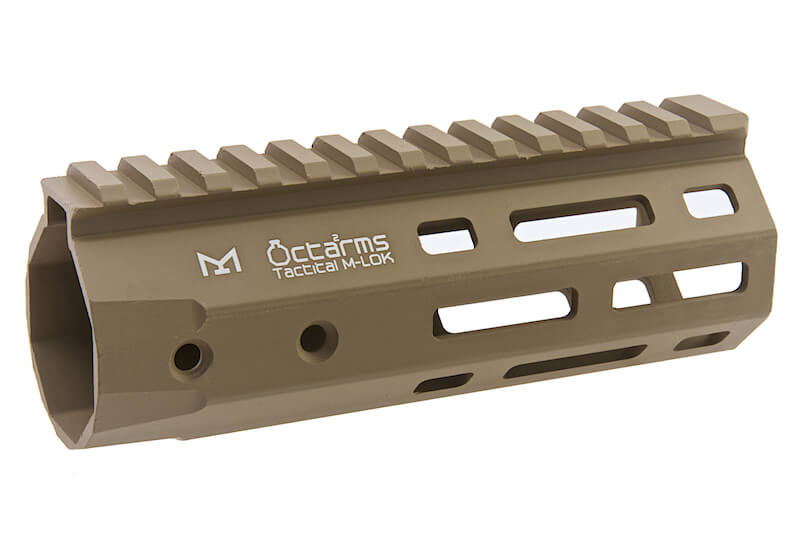 ARES Octarms 145 mm Tactical M-LOK Handguard, Dark Earth