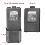 Baofeng 3800 mAh batteri, Sort