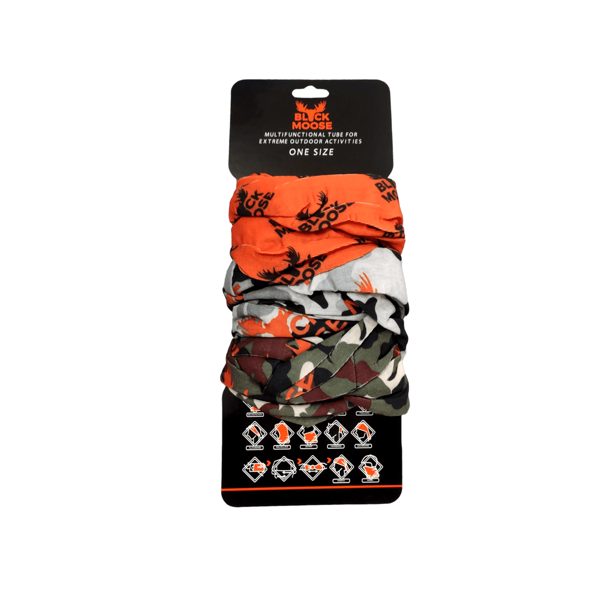 Black Moose Halsedisse 3-pak