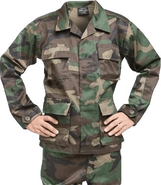 Miltec Woodland Camo Børne Skjorte