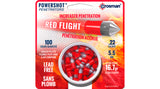 Crosman Red Flight blyfri hagl 5,5 mm med rød polymerspids