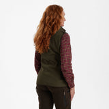 Deerhunter Lady PAM bonded fleecevest, Graphite Green Melange