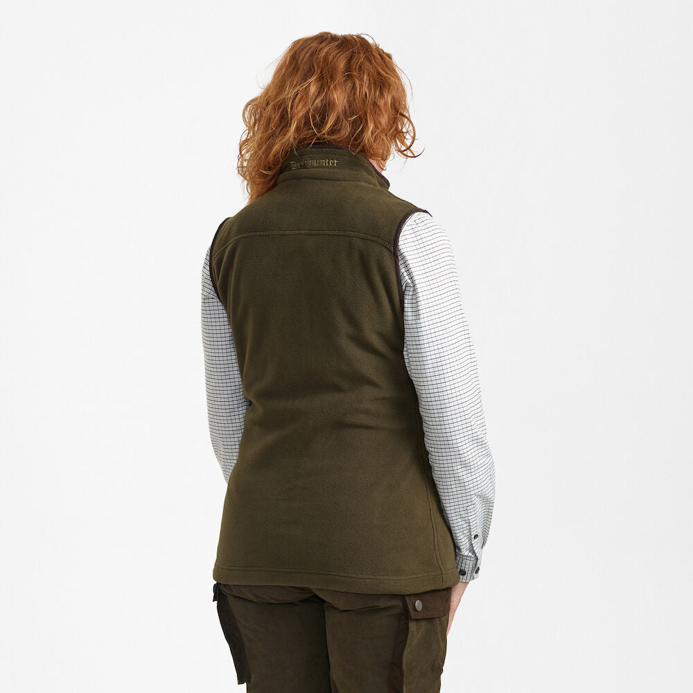 Deerhunter Lady EAGLE fleecevest, Tarmac Green