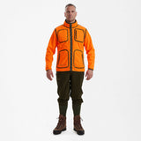 Deerhunter GAMEKEEPER bonded fleecejakke - vendbar, Orange