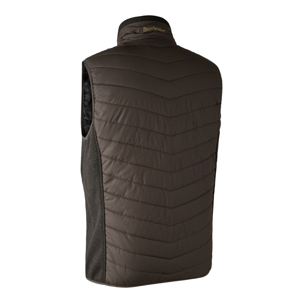 Deerhunter MOOR vatteret vest med strik, Brown Leaf
