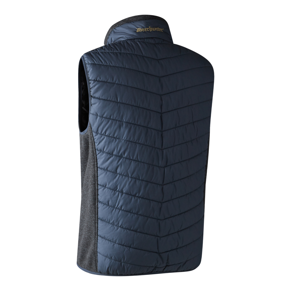 Deerhunter MOOR vatteret vest med strik, Dark Blue