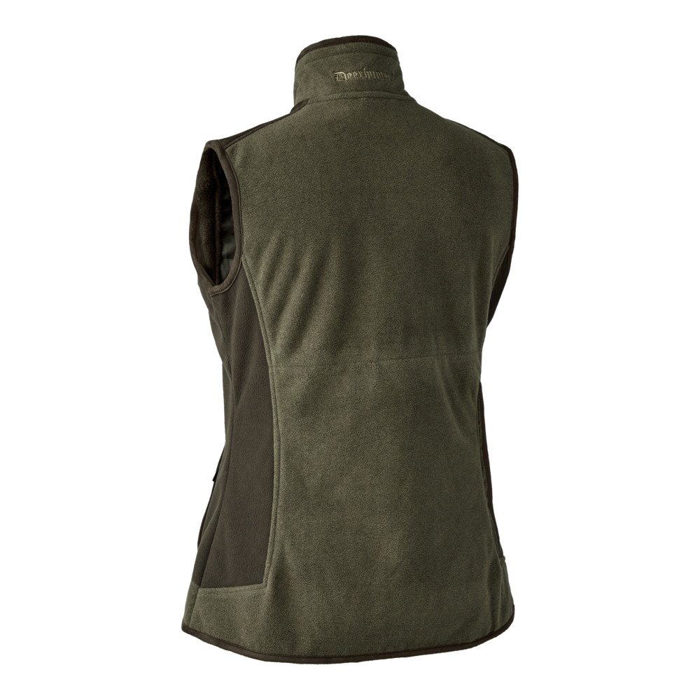 Deerhunter Lady PAM bonded fleecevest, Graphite Green Melange