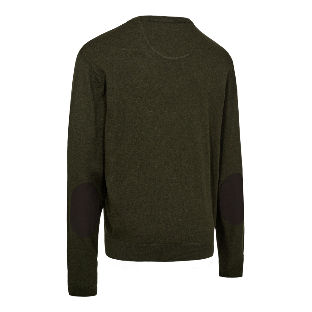Deerhunter HARRINGTON strik med rund hals, Forest Ember Melange