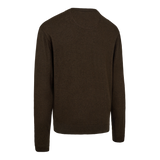 Deerhunter HARRINGTON strik med rund hals, Brown melange