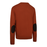 Deerhunter HARRINGTON strik med rund hals, Oak Rust Melange