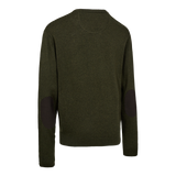 Deerhunter HARRINGTON strik med V-hals, Forest Ember Melange