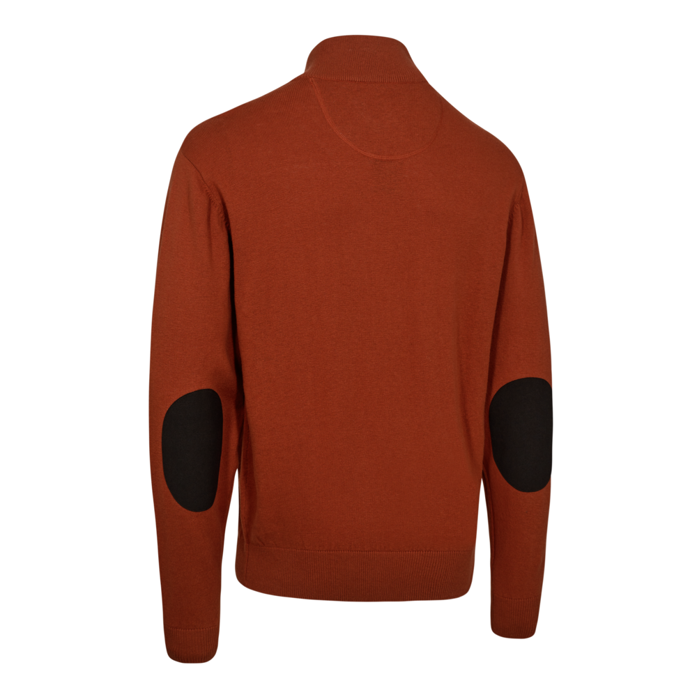 Deerhunter HARRINGTON strik med lynlåshals, Oak Rust Melange
