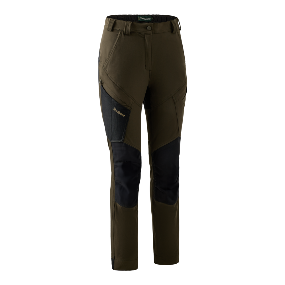 Deerhunter Lady NORTHWARD bukser, Bark Green/Black