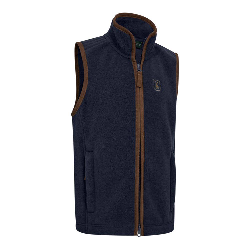 Deerhunter Youth CUMBRIA fleecevest, Dark Blue