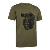 Deerhunter JAXON T-shirt, Glen Green